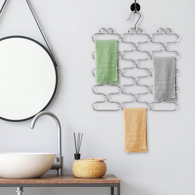Deco Brothers Scarf Hanger for Closet, 23 Loop - Image 5