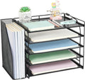 Desk Organizers and Accessories, 5-Tier Desktop Paper File Organizer