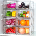 8Pack Stackable Kitchen Storage Organizer,Pantry Organizers and