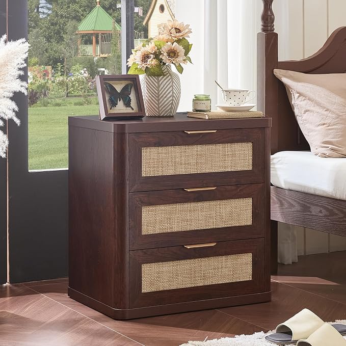 LEYAOYAO Rattan Night Stand Set of 2 - Image 4