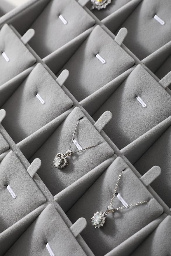Stackable Jewelry Trays, Velvet Earring Box, Premium Necklace Box, Luxury - Image 2