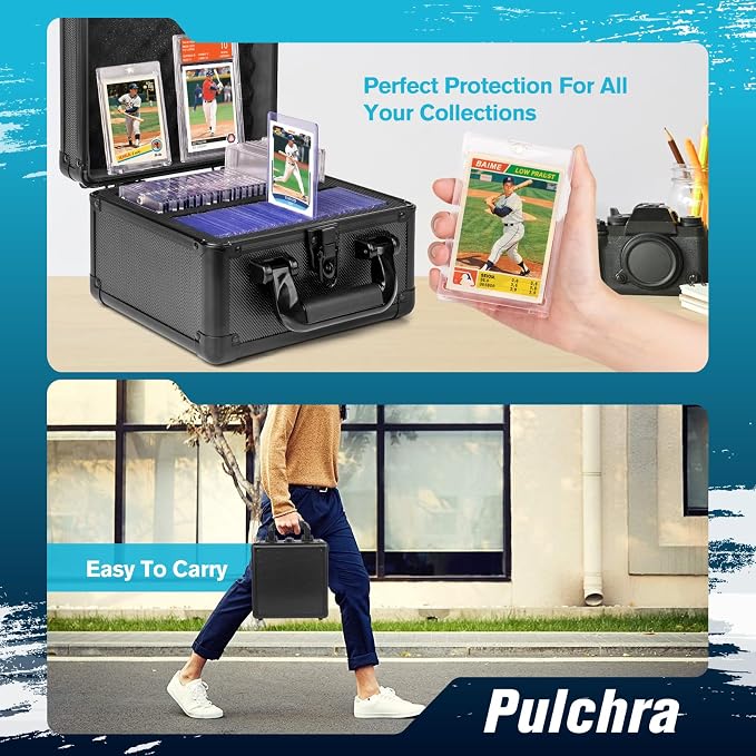 Pulchra Graded Card Storage Box, Top Loaders Case, Sports Trading Box, Slab PSA - Image 7