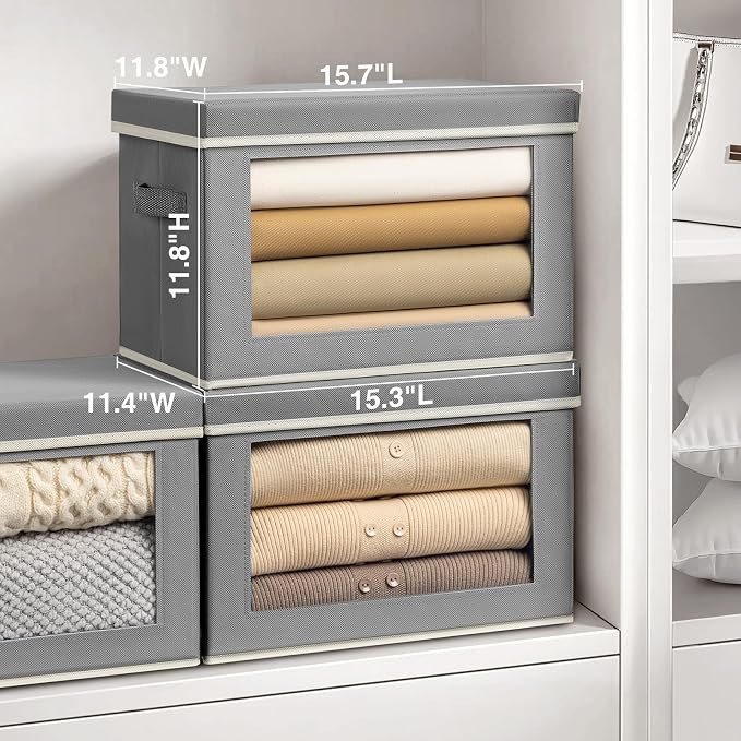 Large Storage Bins with Lids - Image 2