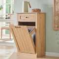Tilt Out Trash Can Cabinet, 10 Gallon Farmhouse Laundry Hamper Cabinet by IFGETEnrichYourLivingSpace