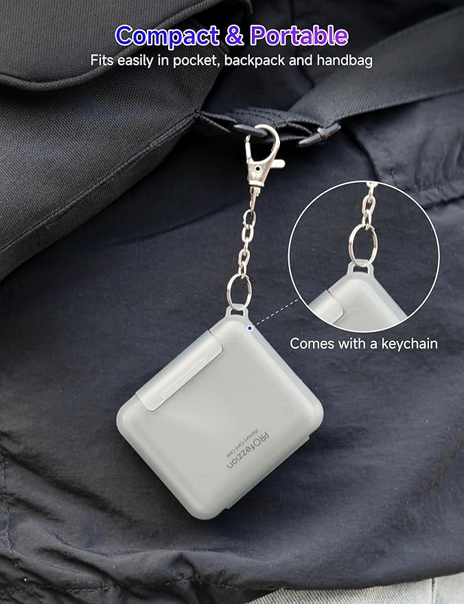 PROfezzion SD Card Holder Case Water-Resistant: Portable 12 Slots Memory Card - Image 5