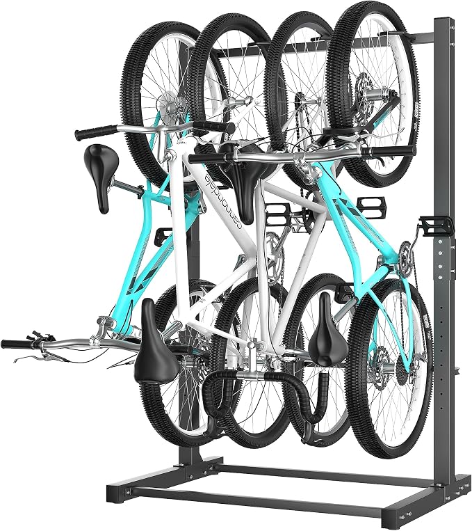 Ultrawall Freestanding Bike Rack, Vertical Bike Storage Stand by UltrawallGarageTools