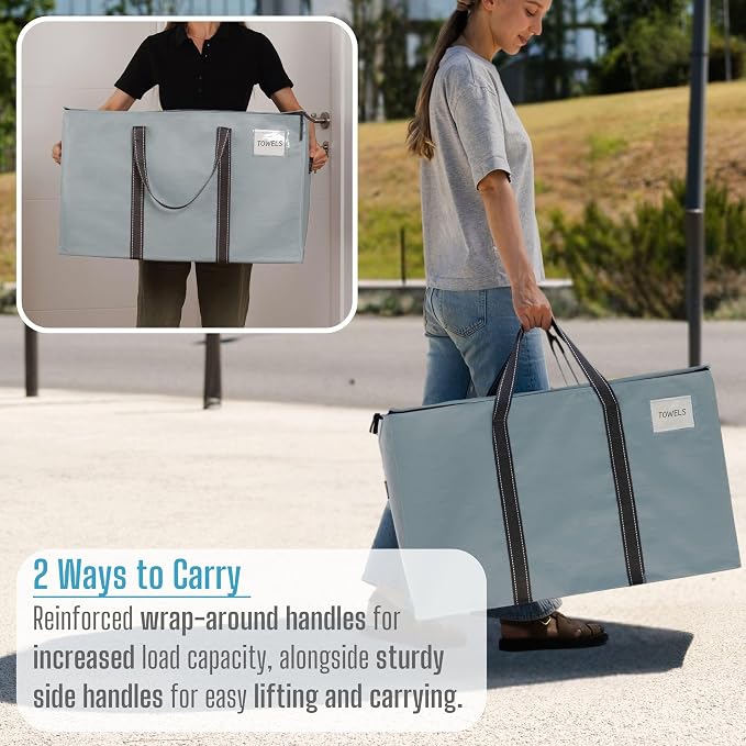 VENO 8 Pack Moving Bags and Large Christmas Storage Bins - Image 7