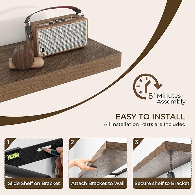 RICHFOCUS 48Inch Floating Shelves - Image 6