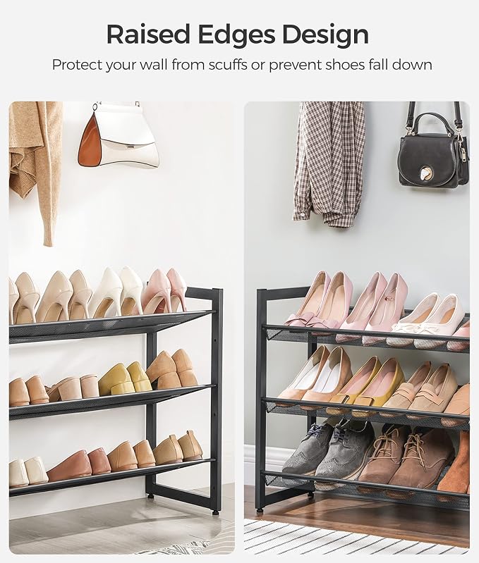 SONGMICS Shoe Rack, 6-Tier Shoe Organizer, Metal Rack - Image 5