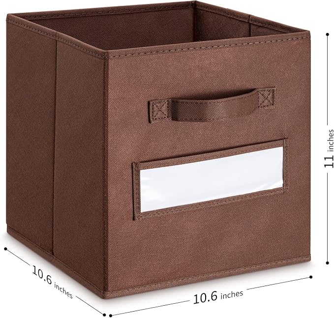 artsdi 11 Inch Storage Cube, Storage bin, cube storage Foldable Fabric Cube - Image 3