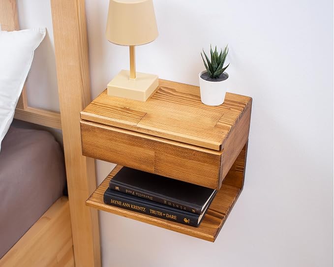 Floating Nightstand Side Accent or End Table - Image 5