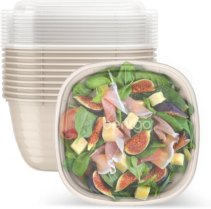Bentgo Prep - 1-Compartment Bowls - Reusable, Microwave Safe by Bentgo