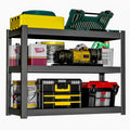 Metal Garage Storage Shelves Heavy Duty Shelving Unit 3 Tier Steel
