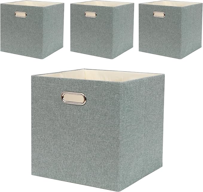 Collapsible Organization Basket Fabric Foldable Box by Fboxac