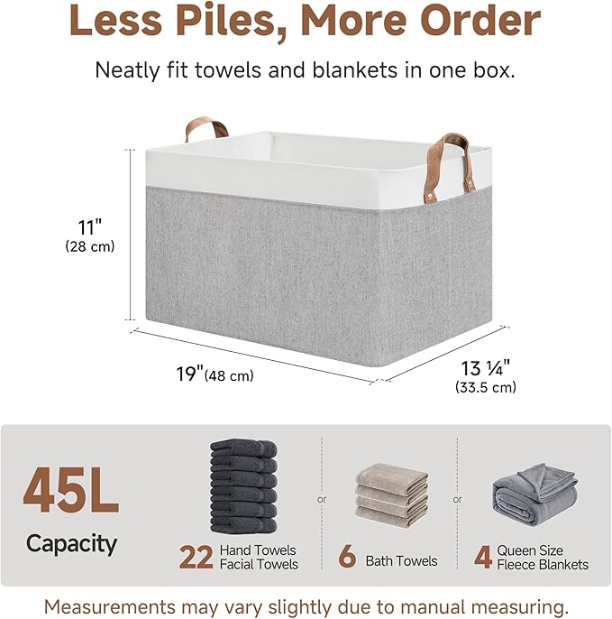 StorageWorks Storage Bins, Fabric Storage Bins - Image 6
