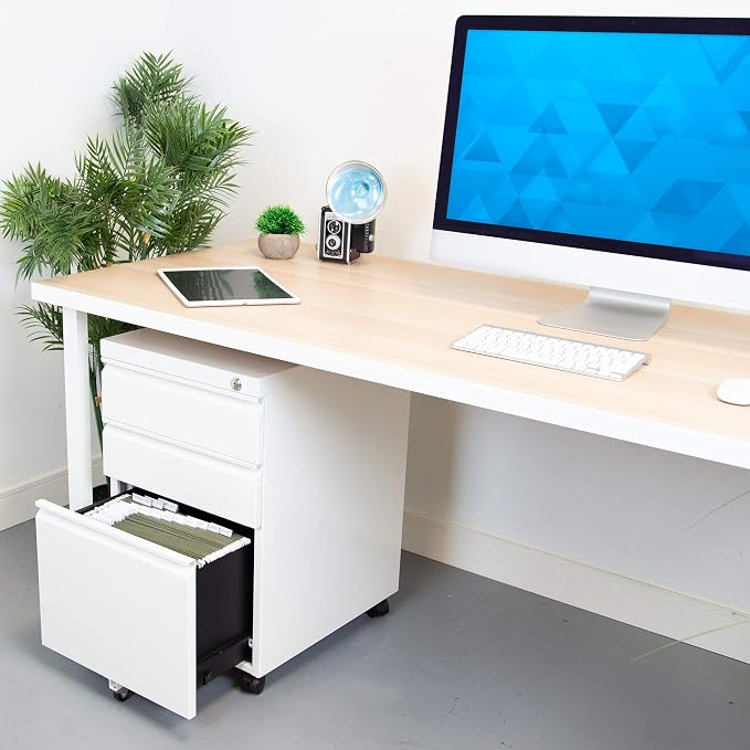 Mount-It! 3 Drawer Cabinet for Under Desk - Image 2