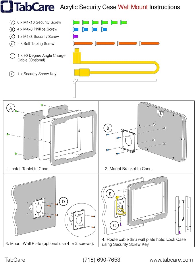 TABcare Anti-Theft Acrylic VESA Enclosure - Image 8