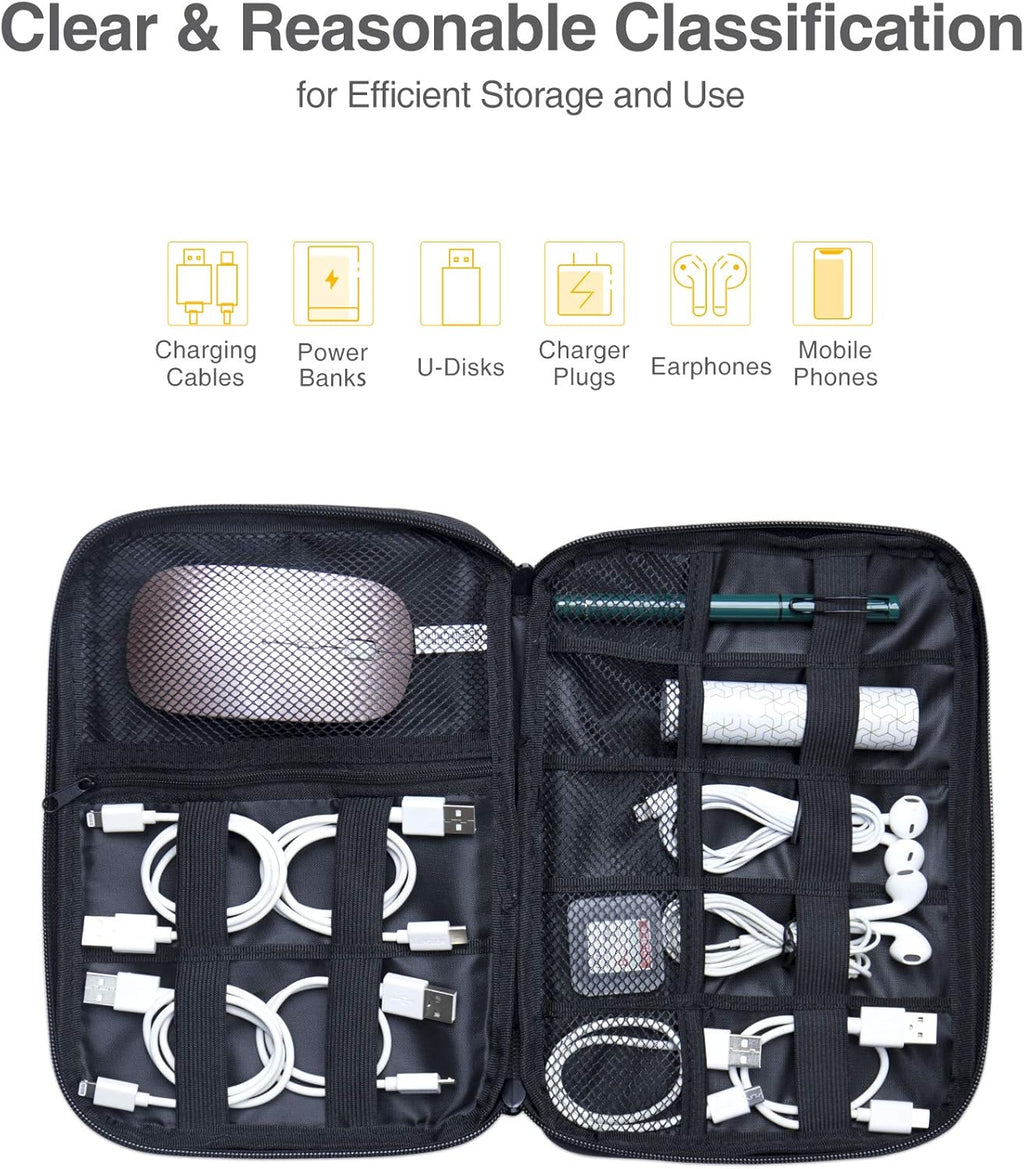 Cord Organizer Bag, Travel Cable Organizer Bag, Electronic Organizer
