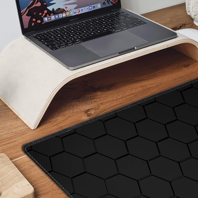 Hexagon Honeycomb Large Mouse Pad, Gaming Keyboard Desk Pad, Extended Mouse Mat - Image 8
