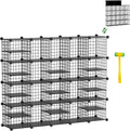 Wire Cube Storage Organizer, 20 Cubes Converted into 23 Cubes, Sturdy