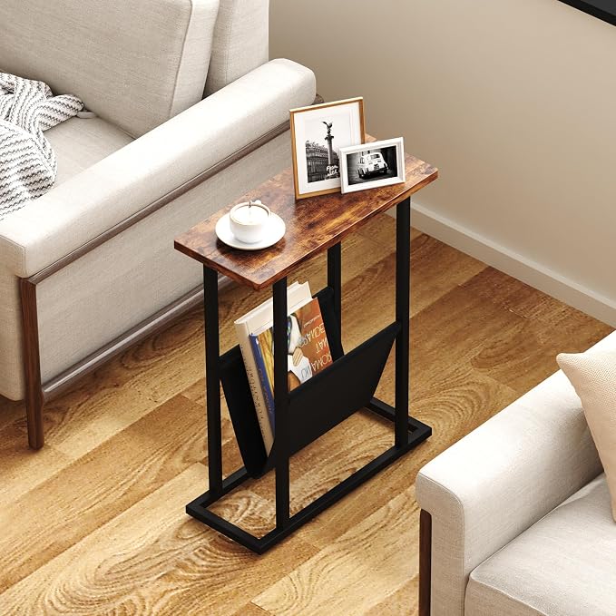 Narrow Side Table for Small Spaces, Small End Table - Image 9