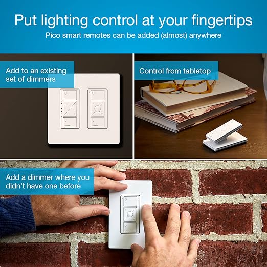 Lutron Caseta Original Smart Dimmer Switch Kit, 2 Dimmer Switches, 2 Wall Plates - Image 7