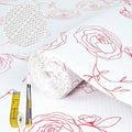 Shelf Liners for Kitchen Cabinets 17in x 20FT Non Adhesive Drawer Liner Red and by Oneoftheworld