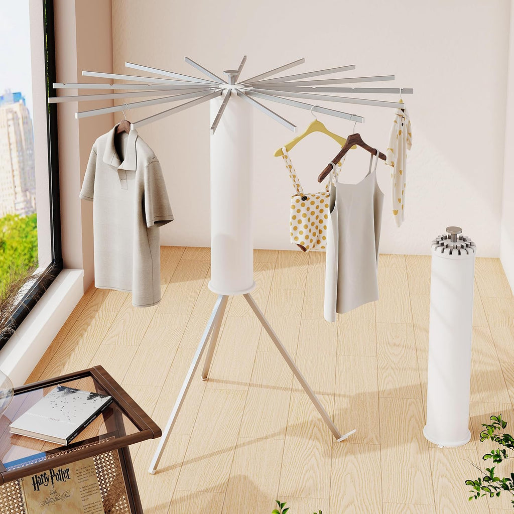 Tripod Clothes Drying Rack,Drying Rack Clothing Foldable for Laundry