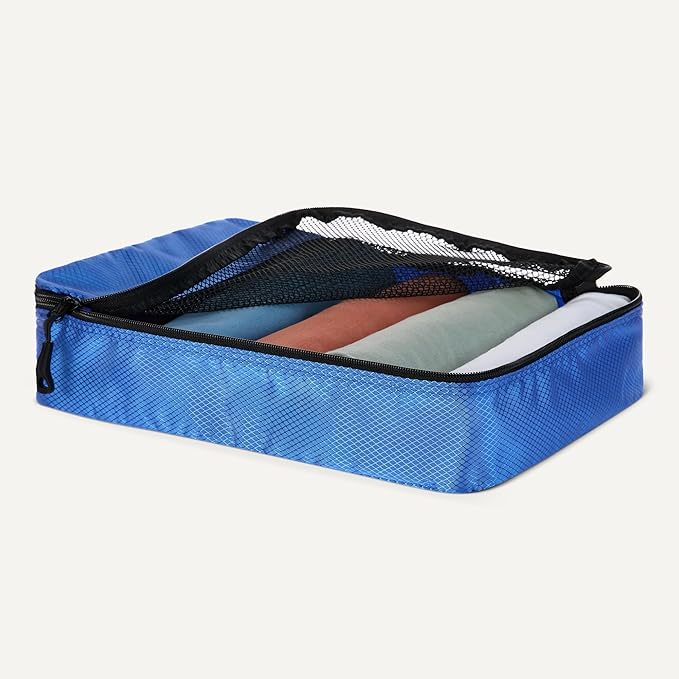Amazon Essentials 4-Piece Packing Cubes Travel Accessories Set, Luggage - Image 3