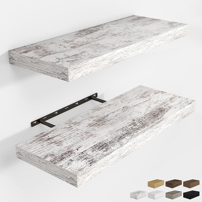 RICHFOCUS 24Inch Floating Shelves by Unknown