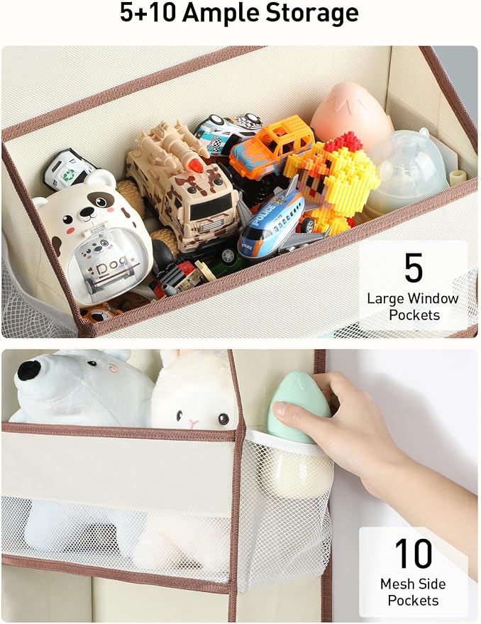 Yecaye 1 Pc 5 Tier Over the Door Organizer - Image 3
