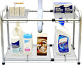 Deco Brothers Under Sink 2 Tier Expandable Shelf Organizer by DecoBrothers