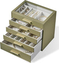 Jewelry Box Organizer Case for Women: 5-Layer Jewelry Storage Case by pickpiff