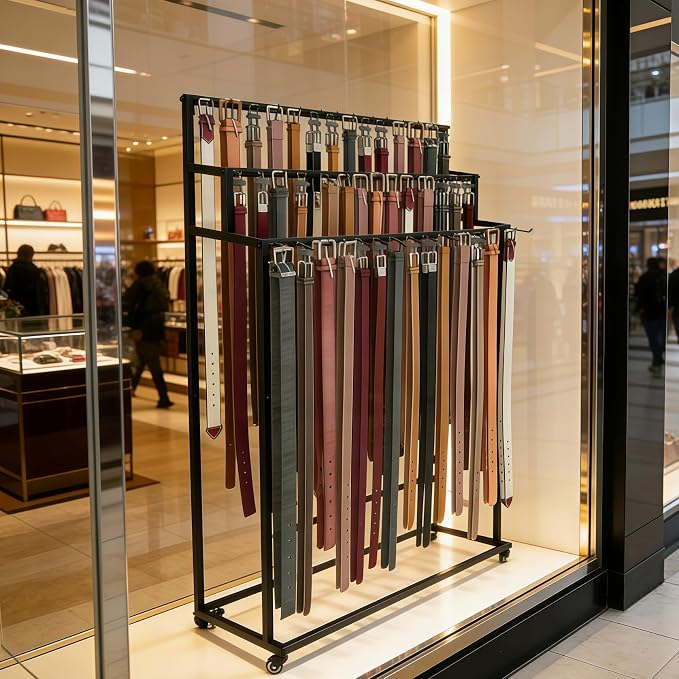 Belt Rack, 3-Tier Belt Organizer - Image 3