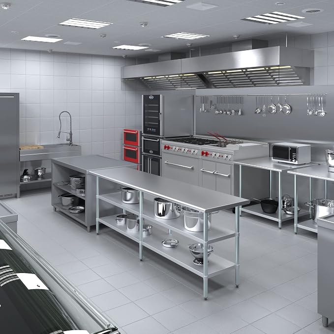 AmGood Stainless Steel Work Table - Image 5