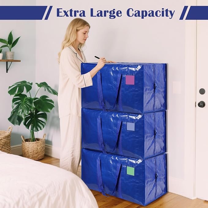 6 Pack Extra Large Heavy Duty Moving Bags - Image 4