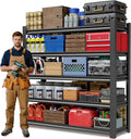 JHYKHG 72" W Storage Shelves, 5-Tier Heavy Duty Garage Shelving, Adjustable by Unknown