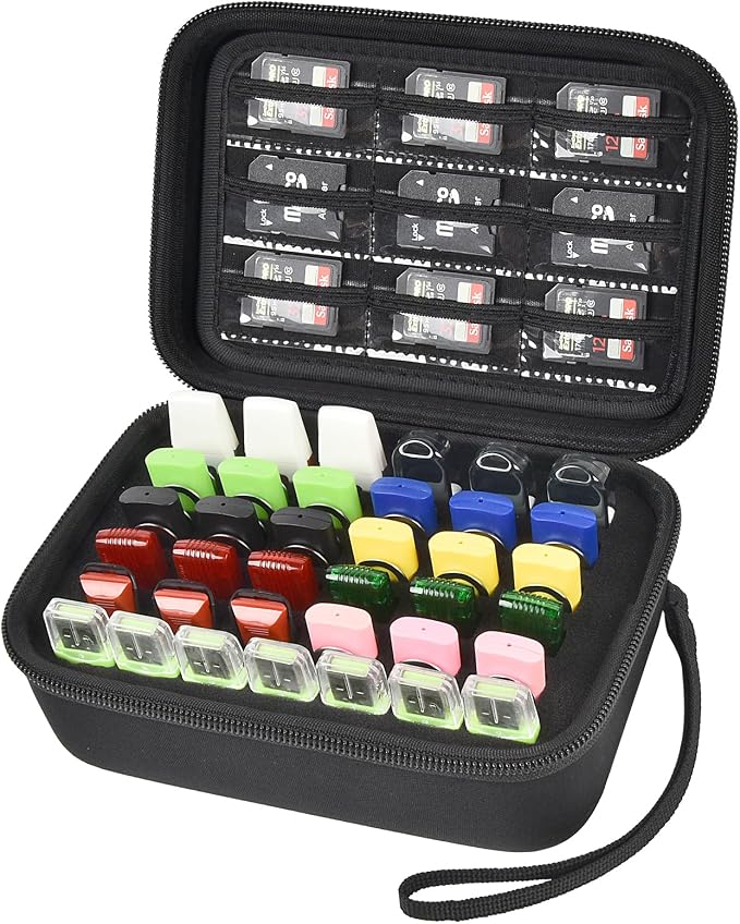 USB Flash Drive Case, SD Card/Memory Stick Pouch by ALKOO