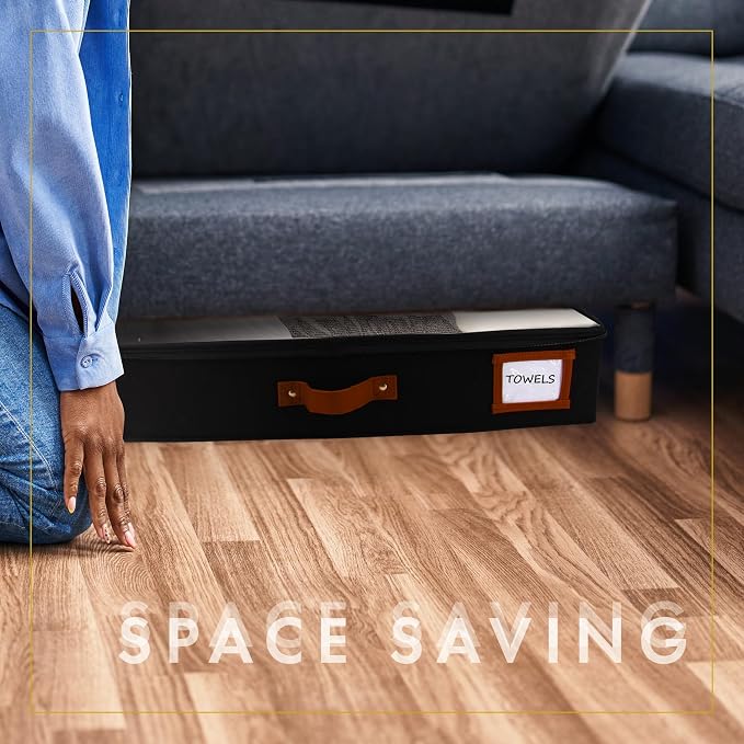 HOMELUX THEORY 2pc Under Bed Storage Containers, Bedroom Under the Bed Drawer - Image 7