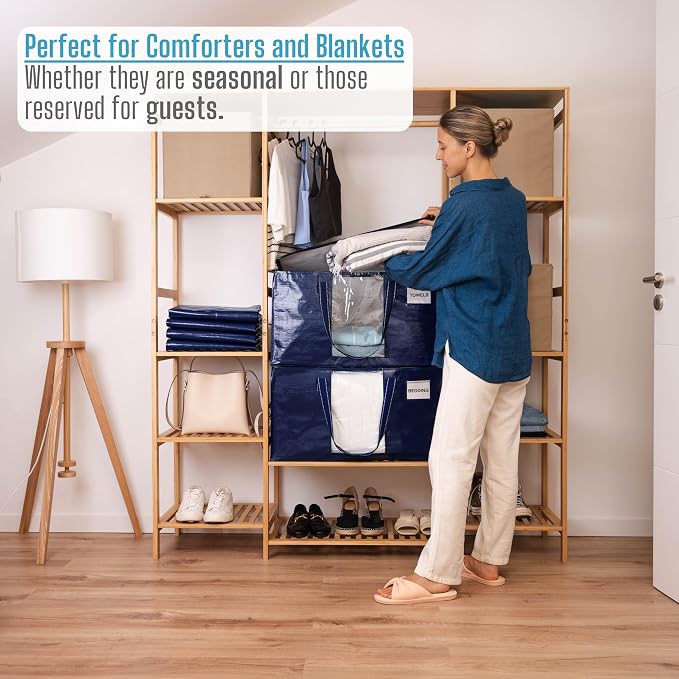 VENO 2 Pack Moving Bags, Comforter and Blanket Storage Bags - Image 5