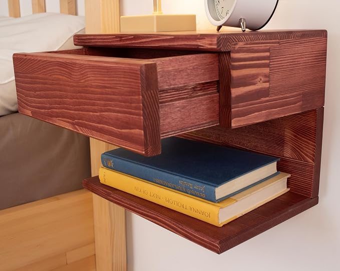 Floating Nightstand Side Accent or End Table - Image 3