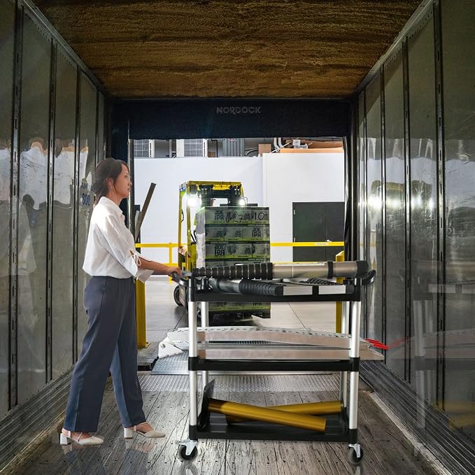 Plastic Commercial Cart Large Size, Restaurant Cart - Image 8