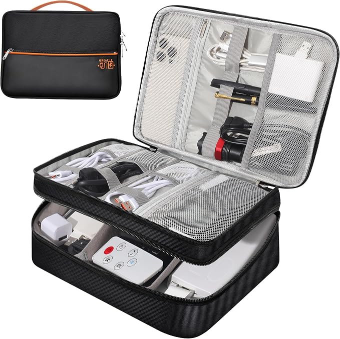 CILLA Electronic Organizer Travel Case, Travel Cord Organizer Case Portable by CILLA