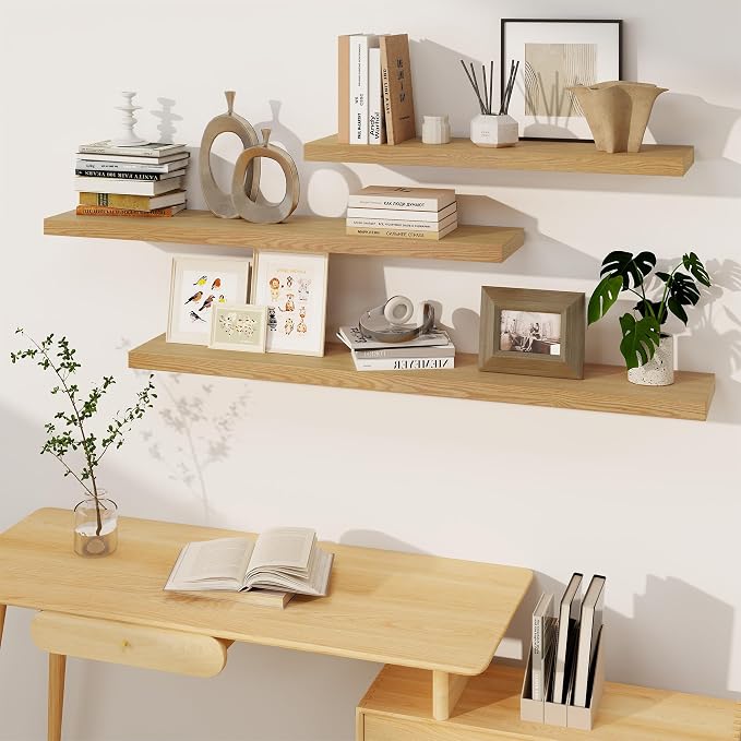 Fun Memories Floating Shelves 55 Inch Long, 8 Deep Floating Shelves - Image 6