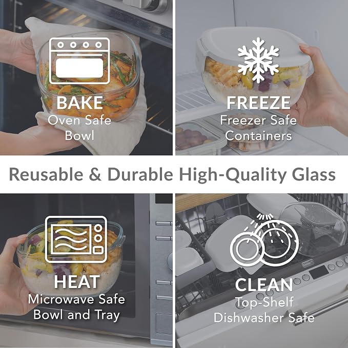 Bentgo Glass All-in-One Salad Container - Image 4