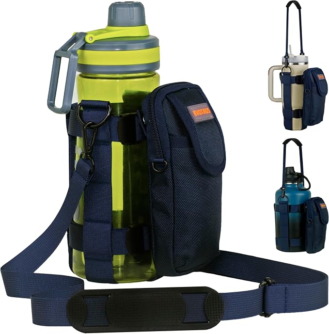 Water Bottle holder with Strap, Holder Carrier by Unknown