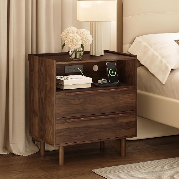 Mid-Century Modern Nightstands Set of 2 - Image 8