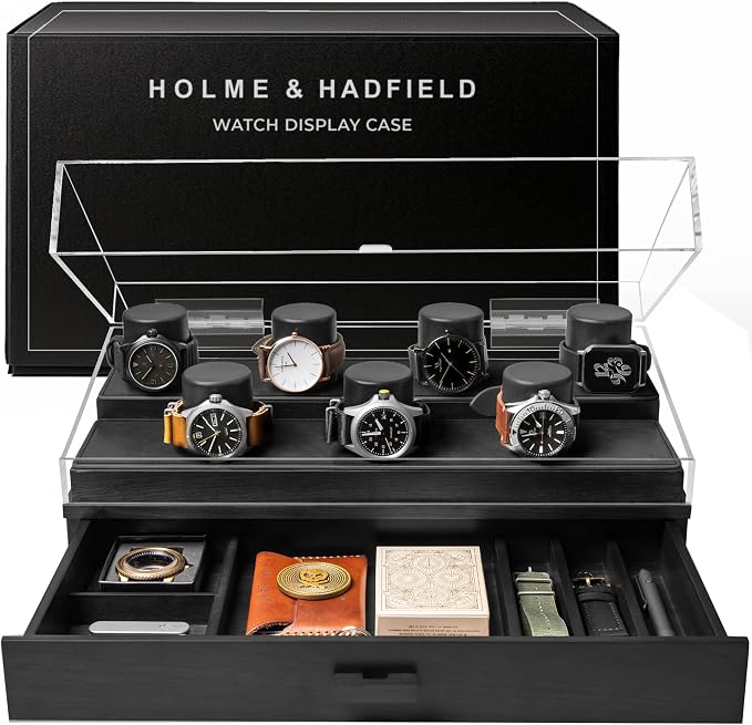 Premium 7 Slot Watch Box for Men by HolmeHadfield