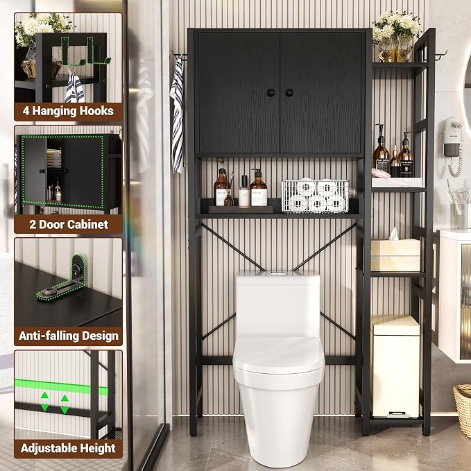 Over The Toilet Storage Cabinet - Image 4