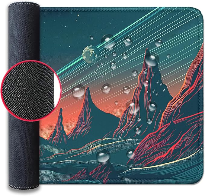 Sci Fi Space Planet Mouse Pad, Extended Mousepad Desk Pad - Image 7